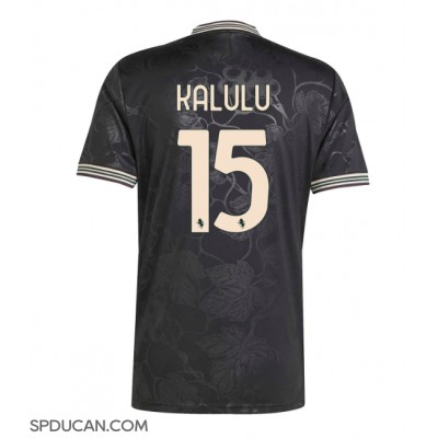 Muški Nogometni Dres Juventus Pierre Kalulu #15 Rezervni 2025-26 Kratak Rukav Muški Nogometni Dres Juventus Pierre Kalulu #15 Rezervni 2025-26 Kratak Rukav